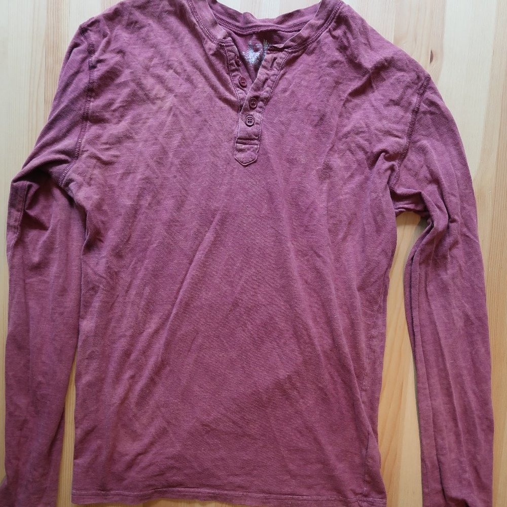 Distressed Long Sleeve Shirt